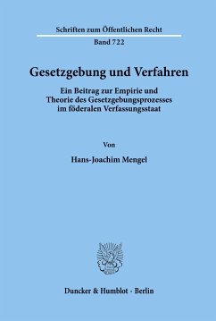 Gesetzgebung und Verfahren. - Mengel, Hans-Joachim