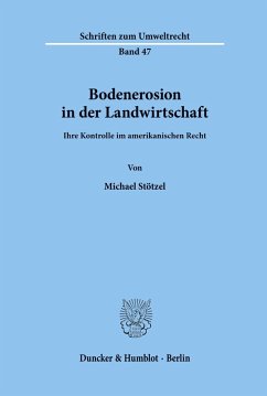 Cover Bodenerosion in der Landwirtschaft.