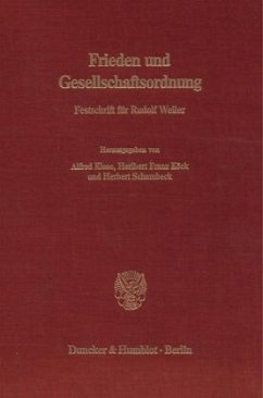 Cover Frieden und Gesellschaftsordnung.