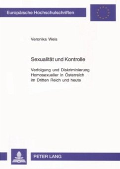 Sexualität und Kontrolle - Weis, Veronika