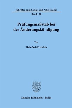 Cover Prüfungsmaßstab bei der Änderungskündigung.