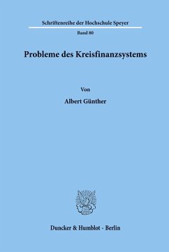 Probleme des Kreisfinanzsystems. - Günther, Albert