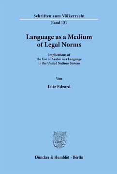 Language as a Medium of Legal Norms. - Edzard, Lutz