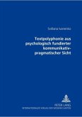 Textpolyphonie aus psychologisch fundierter kommunikativ-pragmatischer Sicht Textpolyphonie aus psychologisch fundierter kommunikativ-pragmatischer Sicht