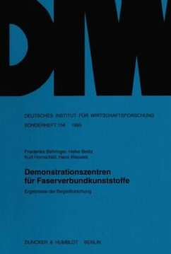 Demonstrationszentren für Faserverbundkunststoffe. - Behringer, Friederike;Belitz, Heike;Hornschild, Kurt