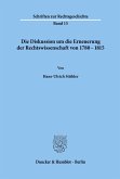 Die Diskussion um die Erneuerung der Rechtswissenschaft von 1780 - 1815.