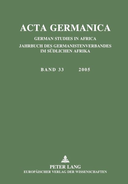 Acta Germanica Acta Germanica