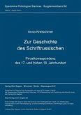 Zur Geschichte des Schriftrussischen