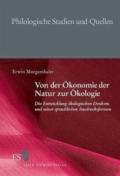 Von der Ökonomie der Natur zur Ökologie - Morgenthaler, Erwin