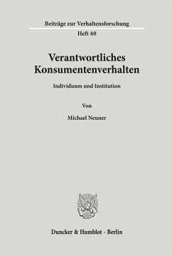Cover Verantwortliches Konsumentenverhalten.