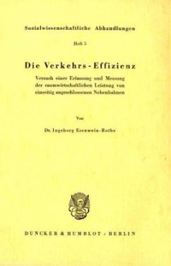 Cover Die Verkehrs-Effizienz.