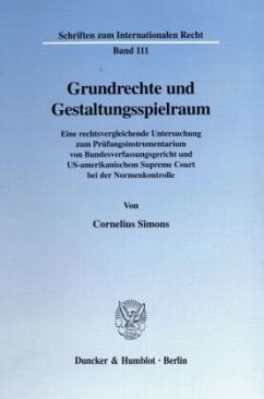 Grundrechte und Gestaltungsspielraum. - Simons, Cornelius