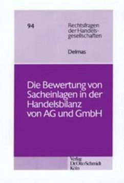 Cover Die Bewertung von Sacheinlagen in der Handelsbilanz von AG und GmbH