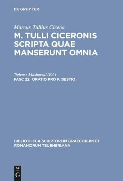 Oratio pro P. Sestio - Cicero