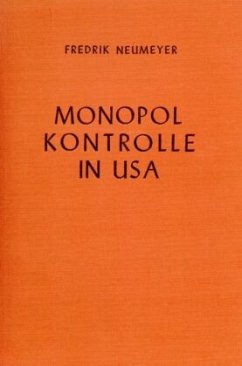 Cover Monopolkontrolle in USA.