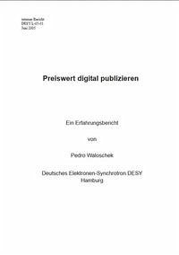 Preiswert digital publizieren - Waloschek, Pedro