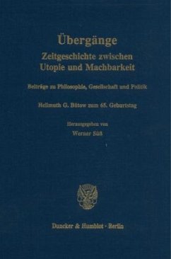 Cover Übergänge. Zeitgeschichte zwischen Utopie und Machbarkeit.