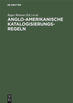 Anglo-Amerikanische Katalogisierungsregeln