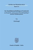 Zur Kandidatenaufstellung in Frankreich am Beispiel der "Union pour la Nouvelle République" und ihrer Koalitionspartner.