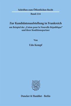 Zur Kandidatenaufstellung in Frankreich am Beispiel der 