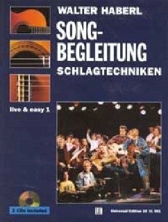 Cover Schlagtechniken - Songbegleitung, für Gitarre mit 2 Audio-CDs