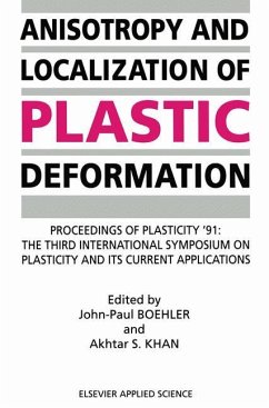 Anisotropy and Localization of Plastic Deformation - Boehler, J.P. (ed.) / Khan, Akhtar S.