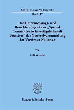 Cover Die Untersuchungs- und Berichtstätigkeit des 