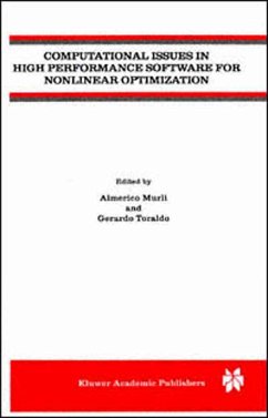Computational Issues in High Performance Software for Nonlinear Optimization - Murli, Almerico / Toraldo, Gerardo (eds.)