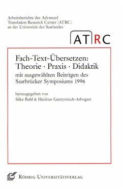 Fach-Text-Übersetzen: Theorie - Praxis - Didaktik - Buhl, Silke / Gerzymisch-Arbogast (Hgg.)