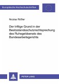 Der triftige Grund in der Besitzstandsschutzrechtsprechung des Ruhegeldsenats des Bundesarbeitsgerichts