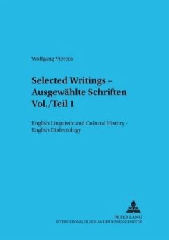 Cover Selected Writings - Ausgewählte Schriften Vol./Teil 1