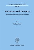 Konkurrenz und Auslegung.