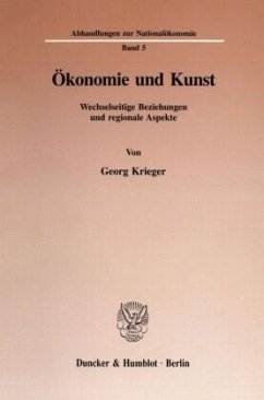 Ökonomie und Kunst. - Krieger, Georg