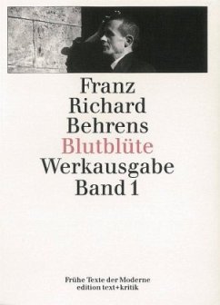 Blutblüte - Behrens, Franz R.