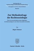 Zur Methodenfrage der Rechtssoziologie.