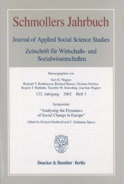 Symposium »Analysing the Dynamics of Social Change in Europe«. - Berthoud, Richard / Spiess, C. Katharina (eds.)