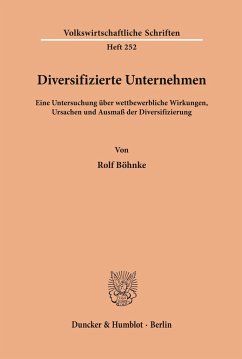 Diversifizierte Unternehmen. - Böhnke, Rolf