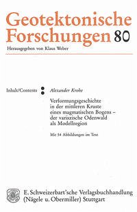 Verformungsgeschichte in der mittleren Kruste eines magmatischenBogens - der variszische Odenwald als Modellregion - Krohe, Alexander