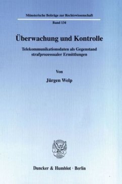 Cover Überwachung und Kontrolle.