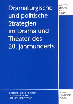 Cover Dramaturgische und politische Strategien im Drama und Theater des 20. Jahrhunderts