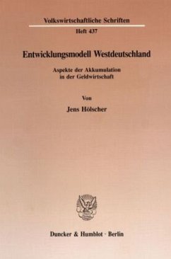 Entwicklungsmodell Westdeutschland. - Hölscher, Jens