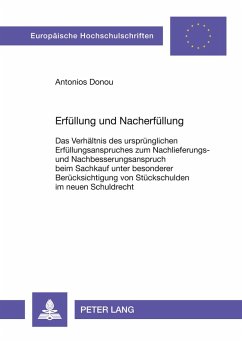 Erfüllung und Nacherfüllung Cover Erfüllung und Nacherfüllung