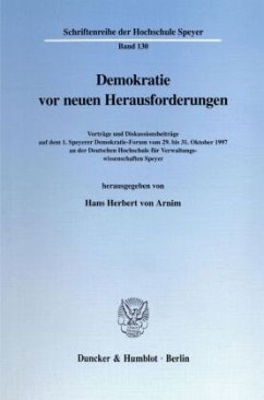 Demokratie vor neuen Herausforderungen. - Arnim, Hans Herbert von (Hrsg.)