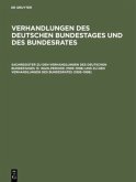 Sachregister zu den Verhandlungen des Deutschen Bundestages 13. Wahlperiode (1995¿1998) und zu den Verhandlungen des Bundesrates (1995¿1998)