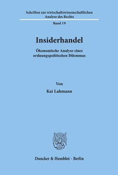 Insiderhandel. - Lahmann, Kai