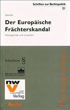 Cover Der Europäische Frächterskandal