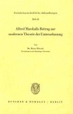 Alfred Marshalls Beitrag zur modernen Theorie der Unternehmung.