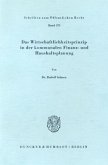 Das Wirtschaftlichkeitsprinzip in der kommunalen Finanz- und Haushaltsplanung.