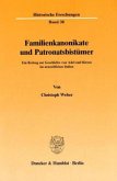 Familienkanonikate und Patronatsbistümer.