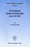 Die Bestätigung nichtiger Rechtsgeschäfte nach 141 BGB.